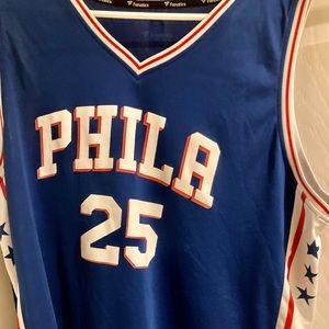 Fanatics NBA Philadelphia 76'ers Ben Simmons #25 Tank Top Jersey Size XL NWOT